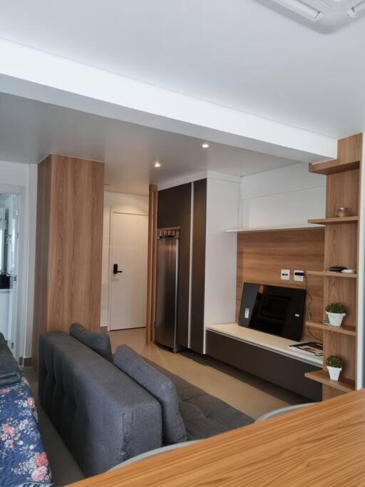 Apartamento Mobiliado, Com Garagem, 50m Metro Brooklin, Proximo Shopping Morumbi Em Sp São Paulo
